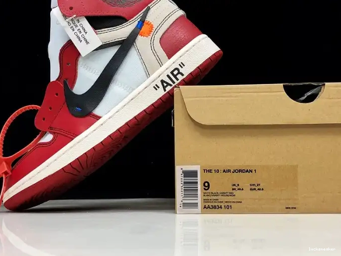 Cheap LUCY The Off-White Jordan Chicago AA3834-101 1 Air Ten Retro 0416